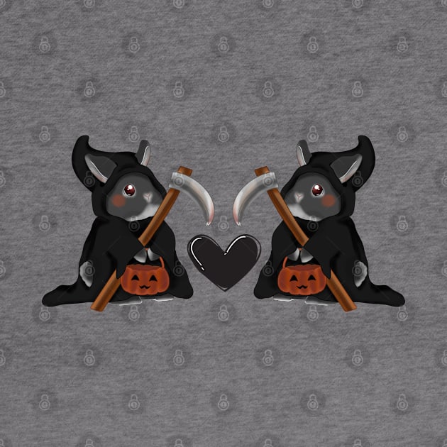 Love double Grim Reaper _ Bunniesmee Halloween Edition by GambarGrace
